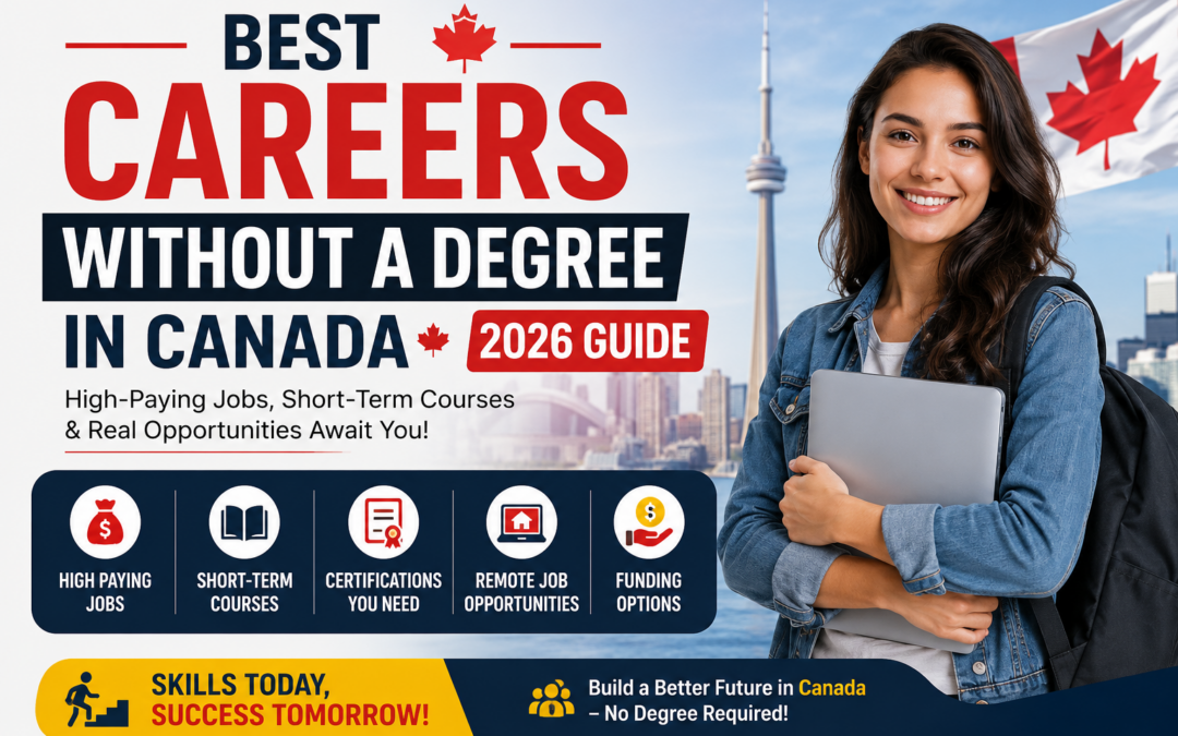 Best Careers Without a Degree in Canada (2026 Guide)