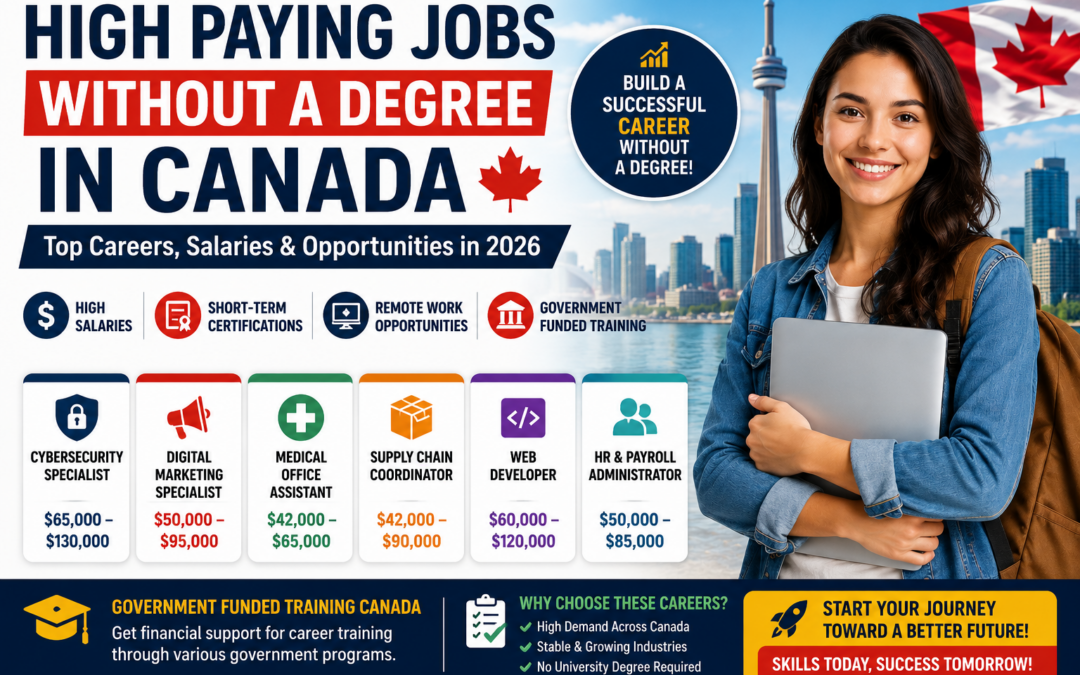 High Paying Jobs in Canada Without a University Degree (2026 Guide)