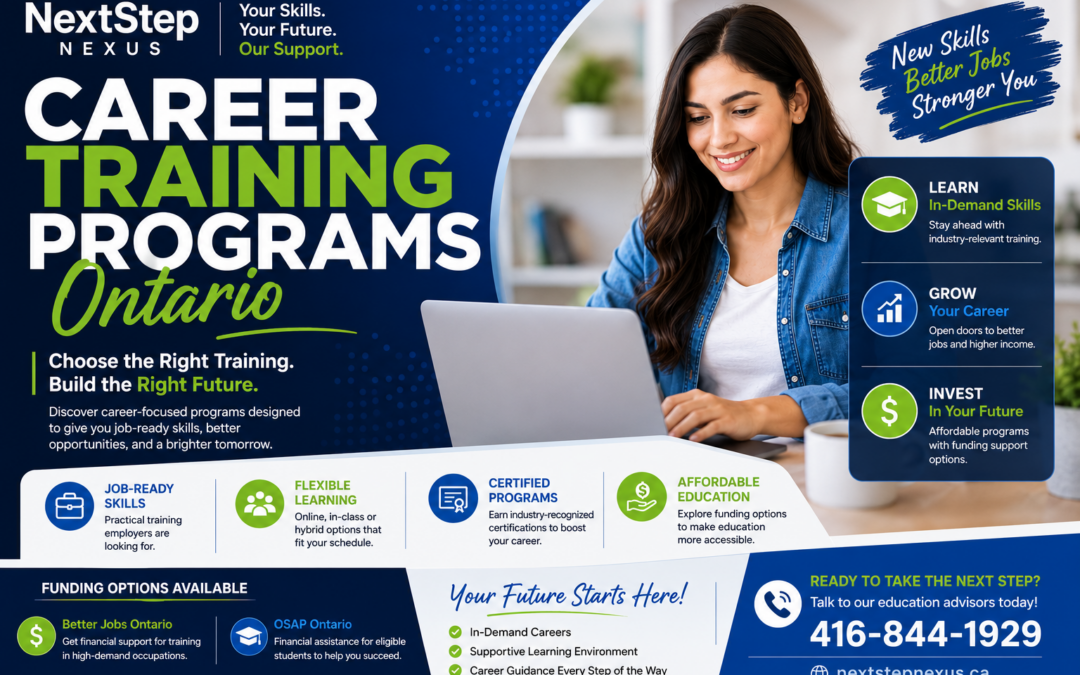 Career Training Programs Ontario: How to Choose the Right Program for Your Future