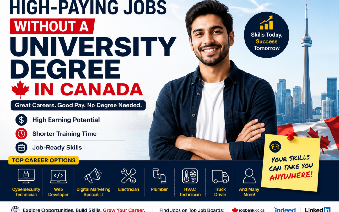 High-Paying Jobs Without a University Degree in Canada: 2026 Guide